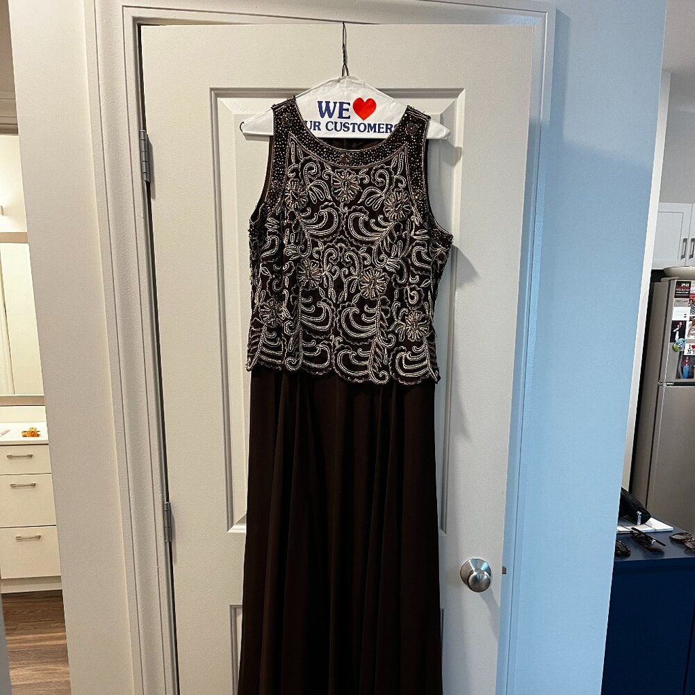 Beaded Mother of the Groom Dress